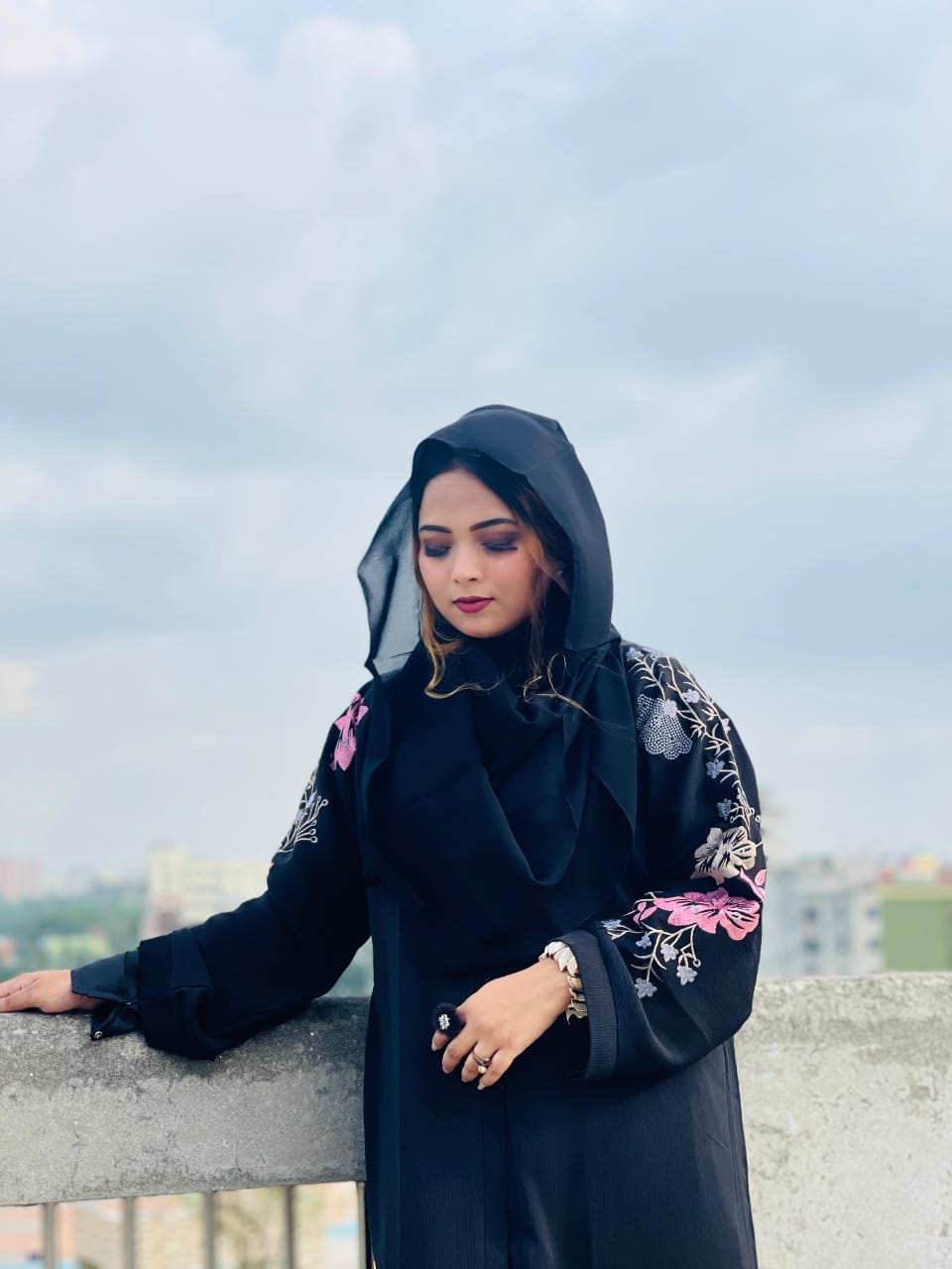 Embroidery Designs Abaya 1